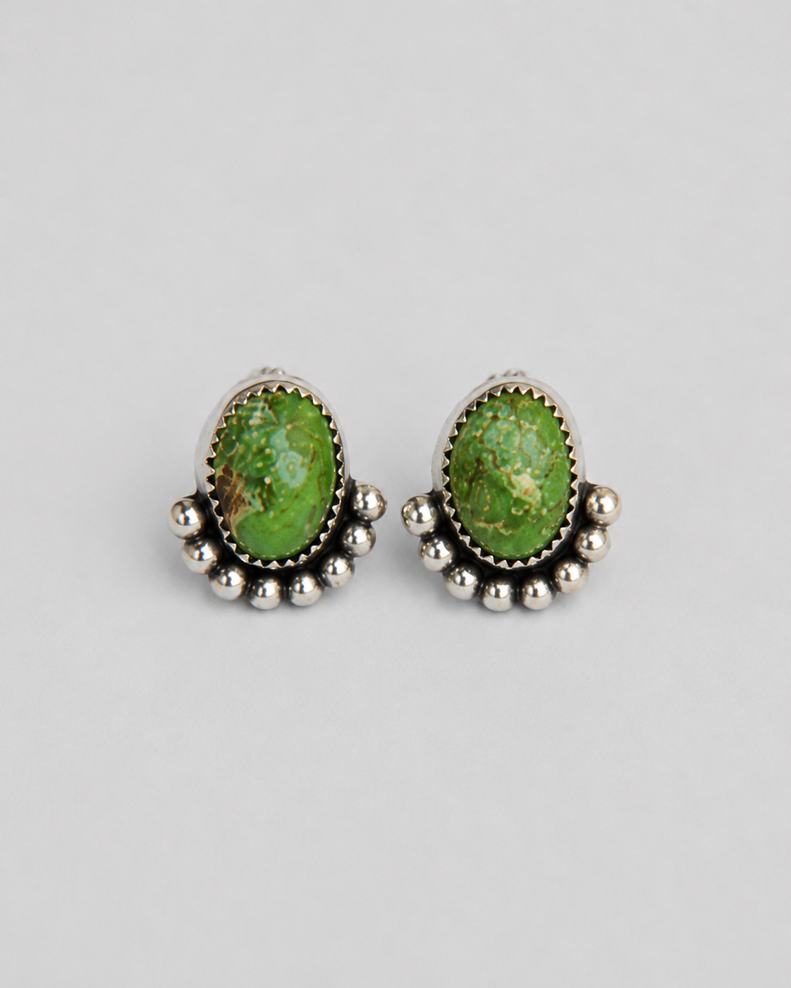 Hiland Emerald Valley Turquoise Stud Earrings - Wooten's