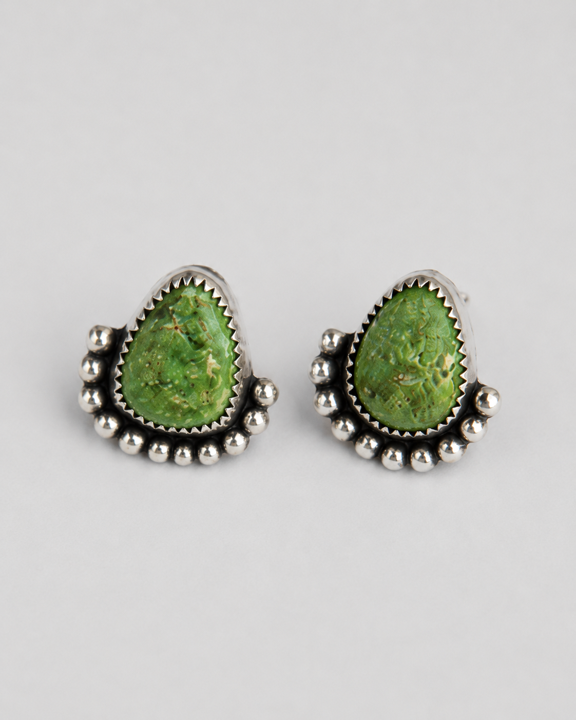 Hiland Emerald Valley Turquoise Stud Earrings - Wooten's