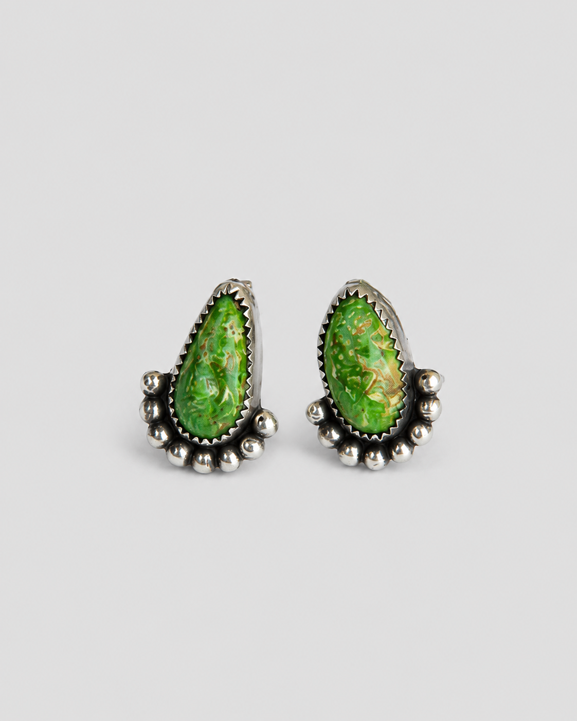 Hiland Emerald Valley Turquoise Stud Earrings - Wooten's