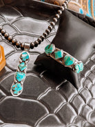Houck Turquoise Card Suit Cuff Bracelet - Horseshoe J & Co.