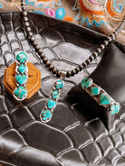 Houck Turquoise Card Suit Necklace Pendant - Horseshoe J & Co.
