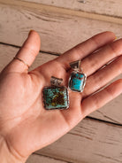 Houston Turquoise Square Pendant - Wooten's
