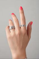 Huntley Braided Silver Ring - Wooten's