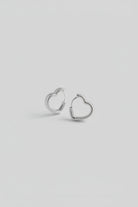 Huson Heart Shaped Hoops - Wooten's
