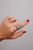 Hyder Zebra Jasper and Pink Conch 2 Stone Ring - Wooten's