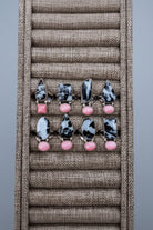Hyder Zebra Jasper and Pink Conch 2 Stone Ring - Wooten's