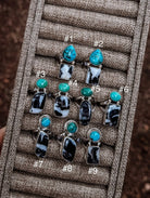 Hyder Zebra Jasper and Turquoise 2 Stone Ring - Horseshoe J & Co.