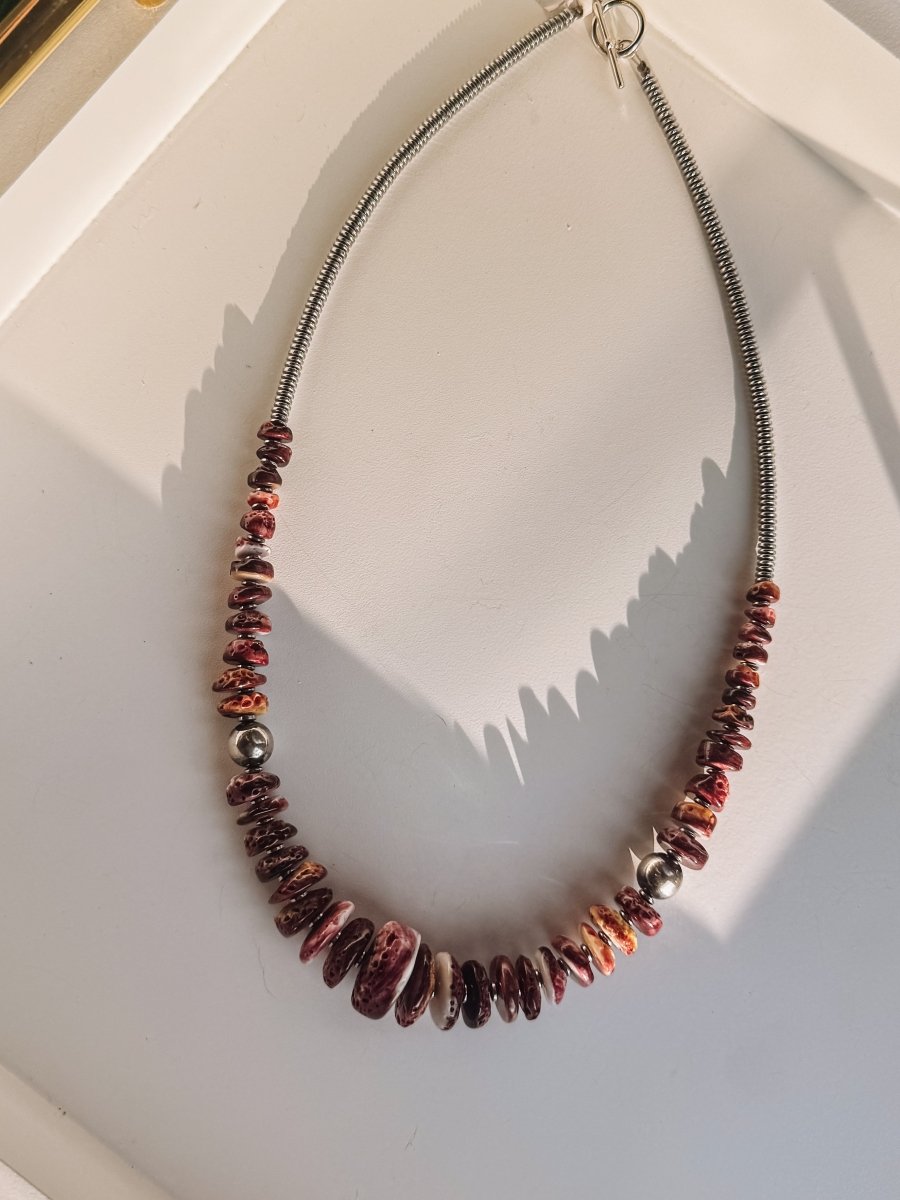 I Can Still Make Cheyenne 22" Purple Spiny Oyster Necklace - Wooten's