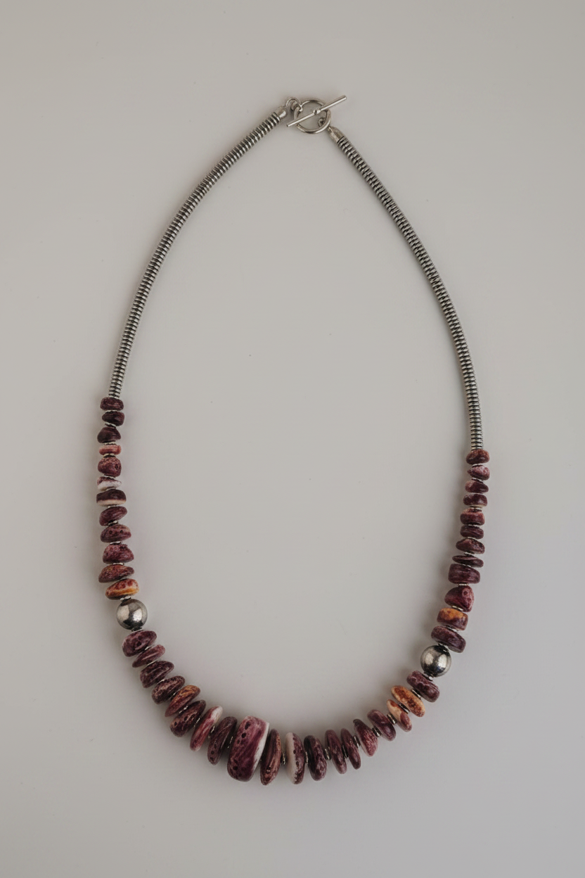 I Can Still Make Cheyenne 22" Purple Spiny Oyster Necklace - Wooten's