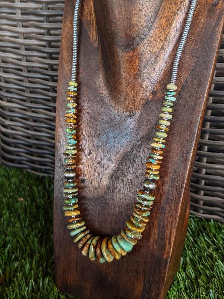 I Can Still Make Cheyenne Turquoise Necklace - Green - Horseshoe J & Co.