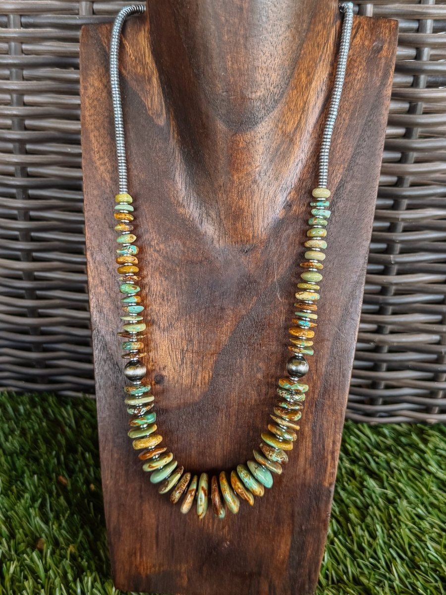 I Can Still Make Cheyenne Turquoise Necklace - Green - Horseshoe J & Co.
