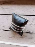 I Walk The Line Stamped Cuff Bracelet - Horseshoe J & Co.