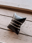 I Walk The Line Stamped Cuff Bracelet - Horseshoe J & Co.