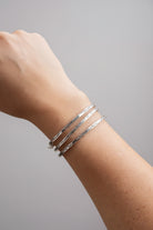 I Walk The Line Stamped Cuff Bracelet - Wooten's
