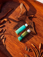 Itasca Turquoise Rectangle Necklace Pendant - Horseshoe J & Co.