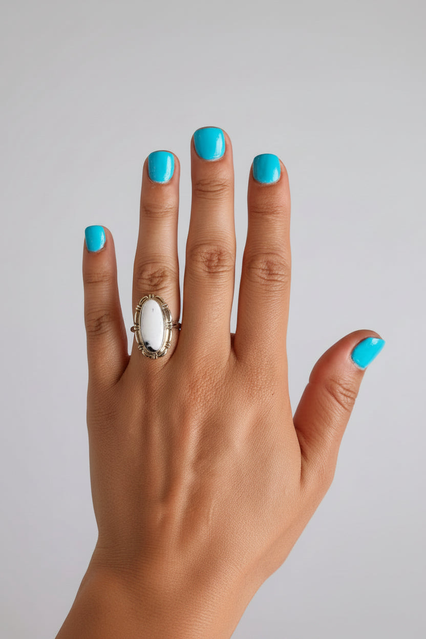 Jewett White Buffalo Ring - ring - Wooten's