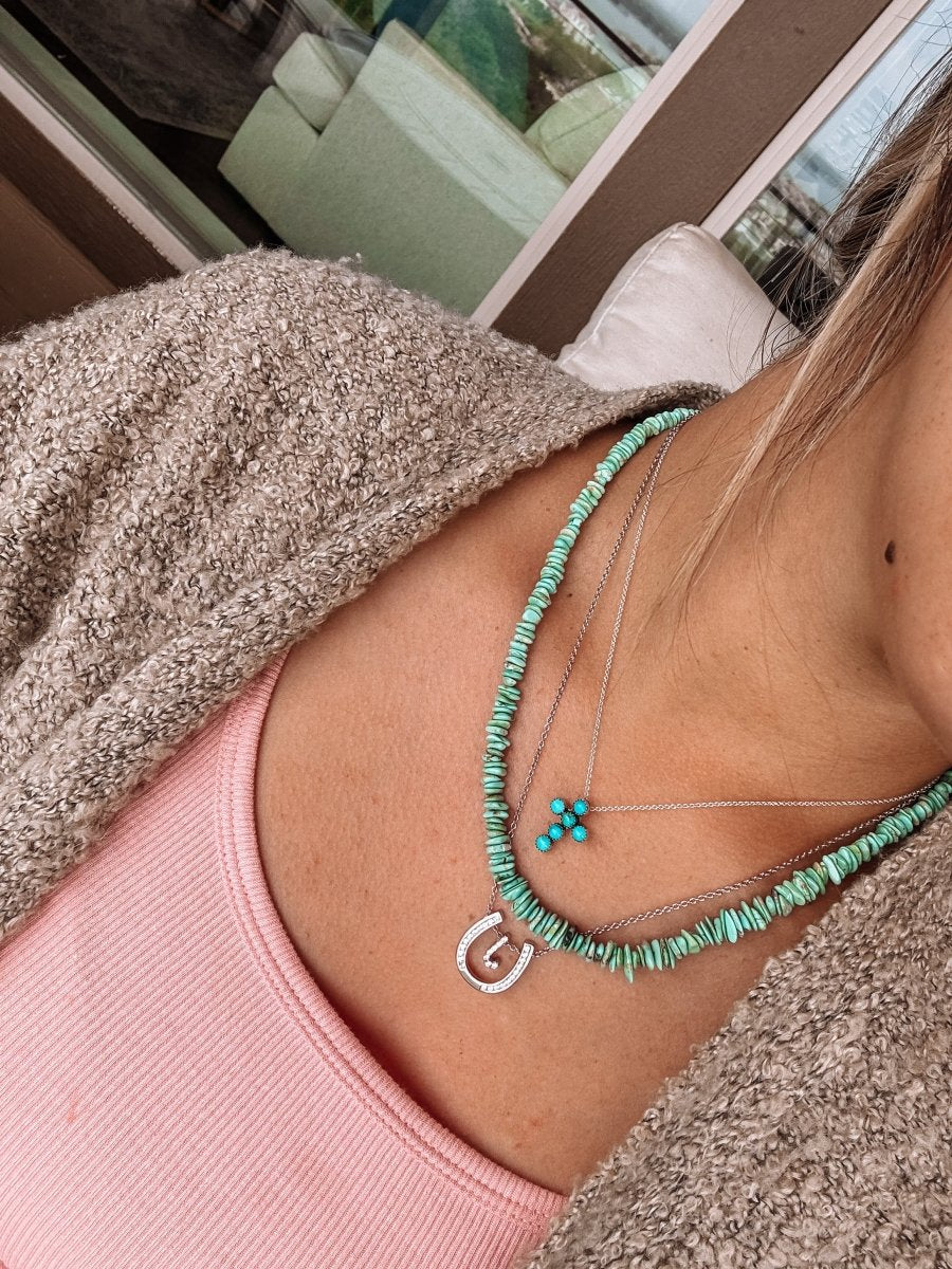 Jig Is Up Turquoise Necklace - Horseshoe J & Co.