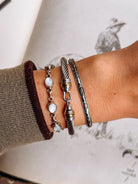 Jordan Sterling Silver Cuff - Horseshoe J & Co.