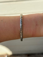 Jordan Sterling Silver Cuff - Horseshoe J & Co.