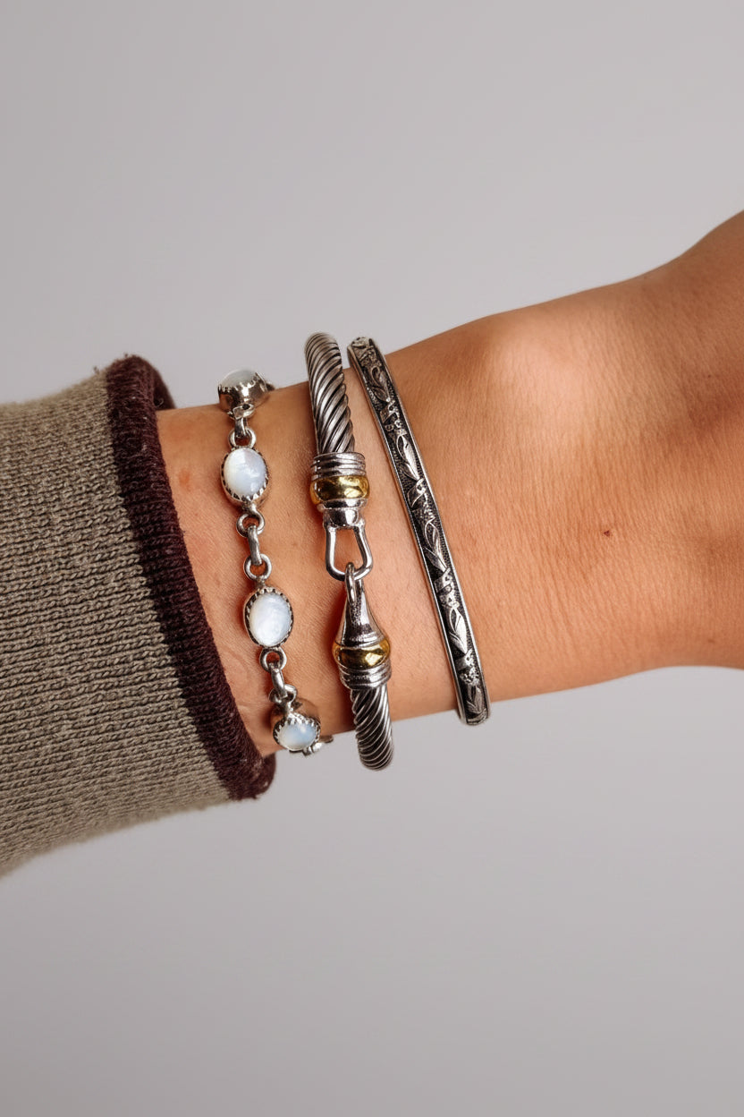 Jordan Sterling Silver Cuff - Wooten's