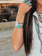 Keithville White Buffalo Cable Cuff - Wooten's