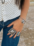Keithville White Buffalo Cable Cuff - Wooten's