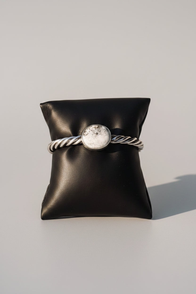 Keithville White Buffalo Cable Cuff - Wooten's