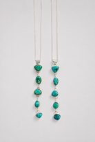 Kildare 5 Stone Turquoise Lariat - Wooten's