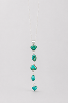 Kildare 5 Stone Turquoise Lariat - Wooten's