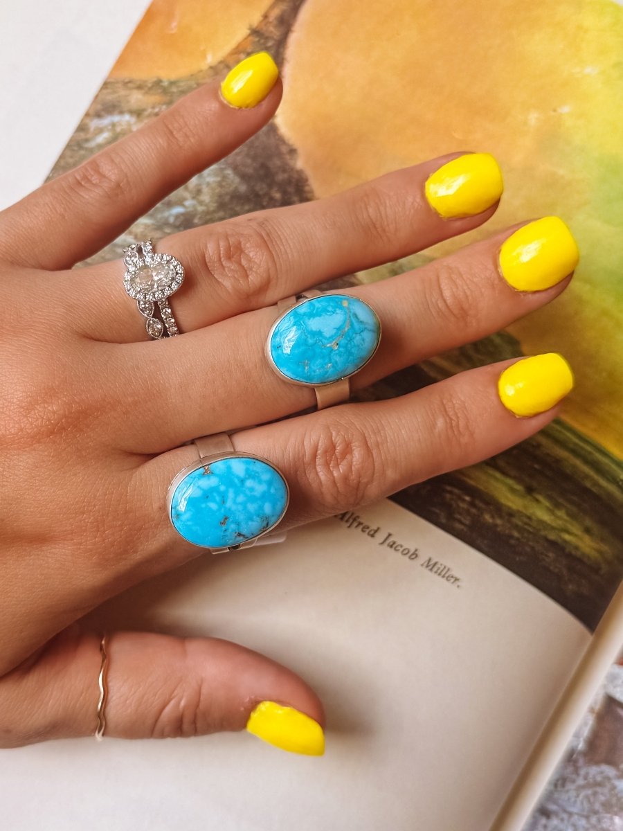 Kilgore Adjustable Turquoise Ring - Horseshoe J & Co.