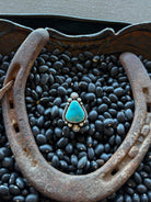 King of the Mountain Turquoise Ring - Horseshoe J & Co.