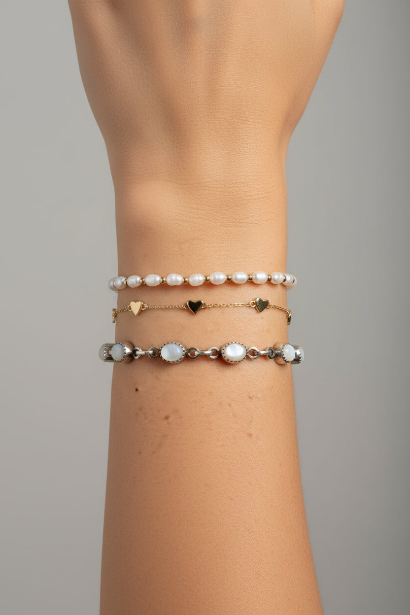 Kirby Freshwater Pearl Beaded Bracelet - Wooten's