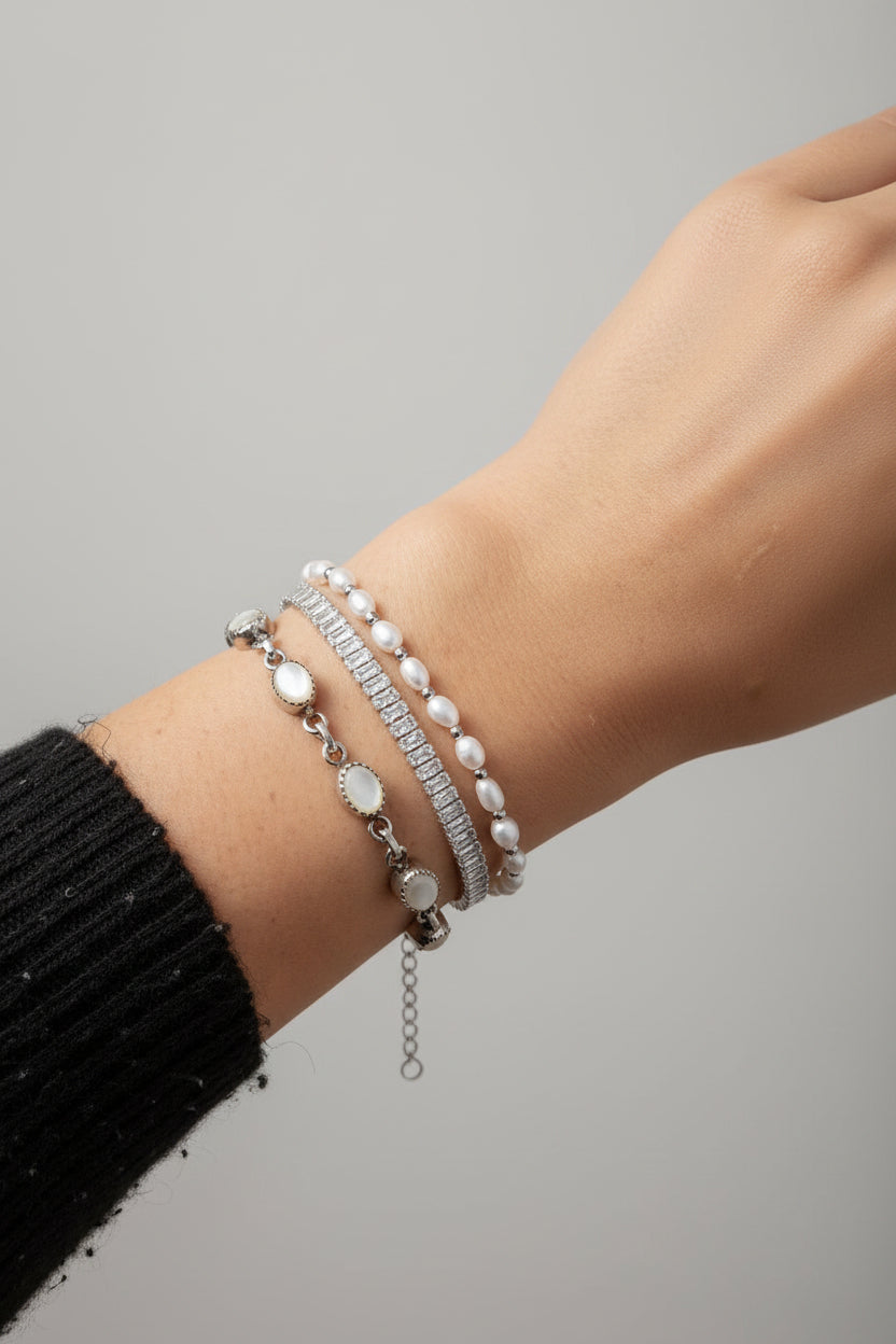 Kirby Freshwater Pearl Beaded Bracelet - Wooten's