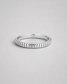 Kirby Silver Textured Ring - Wooten's