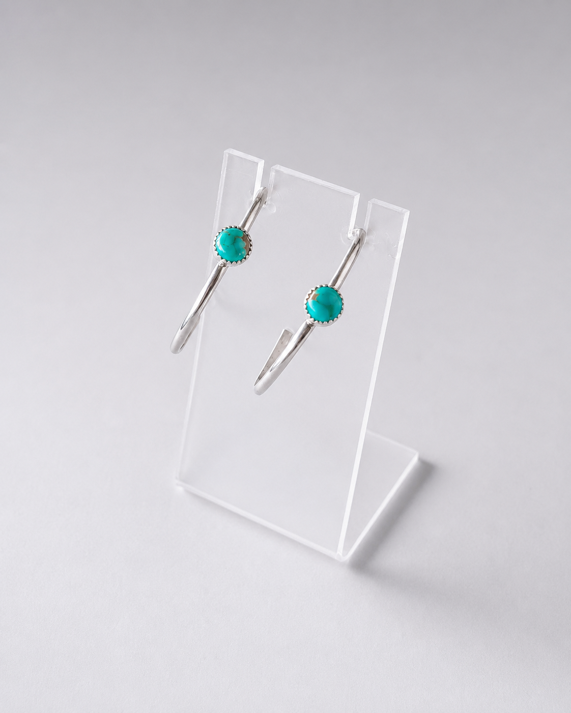 Langtry Turquoise Hoops - Wooten's