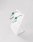 Langtry Turquoise Hoops - Wooten's