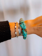 Laramie Turquoise Nugget Bracelet - Horseshoe J & Co.