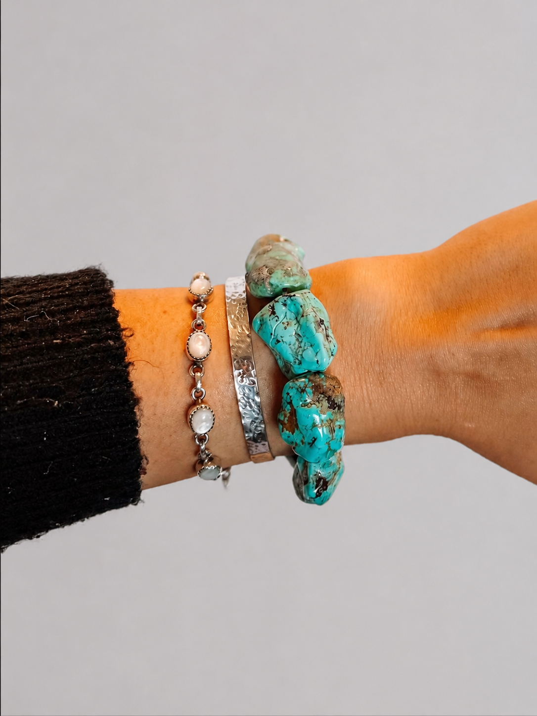 Laramie Turquoise Nugget Bracelet - Wooten's