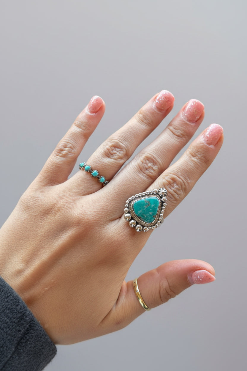 Lead On Adjustable Turquoise Ring - Wooten's