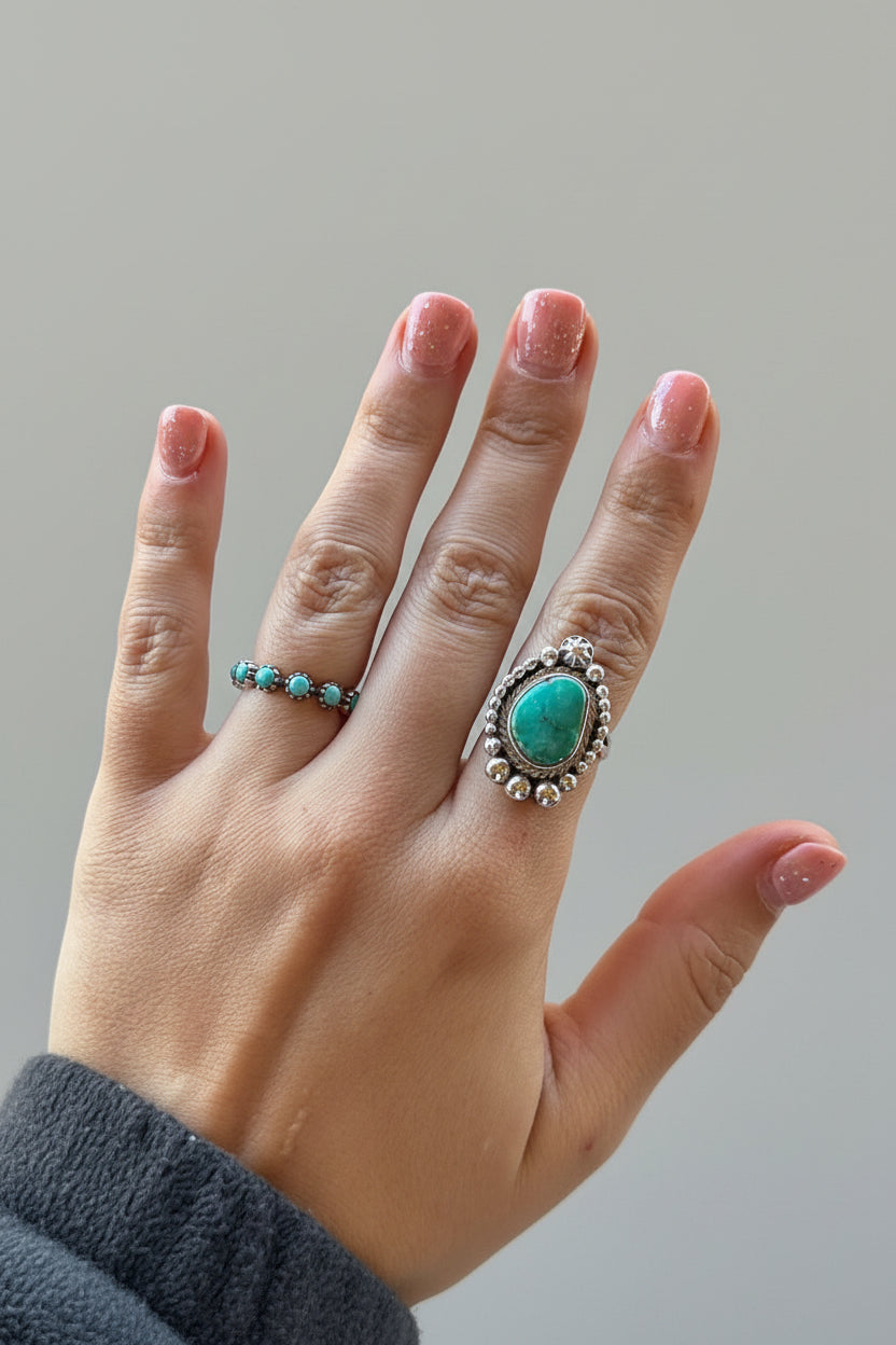 Lead On Adjustable Turquoise Ring - Wooten's