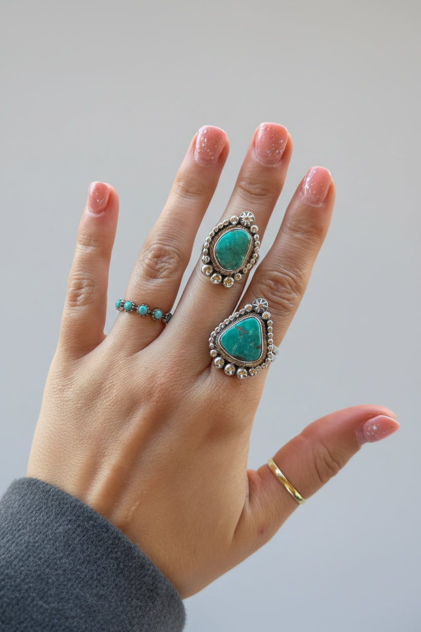 Lead On Adjustable Turquoise Ring - Wooten's