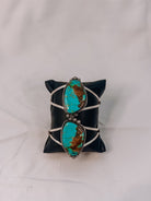 Leakey Turquoise Cuff Bracelet - Horseshoe J & Co.