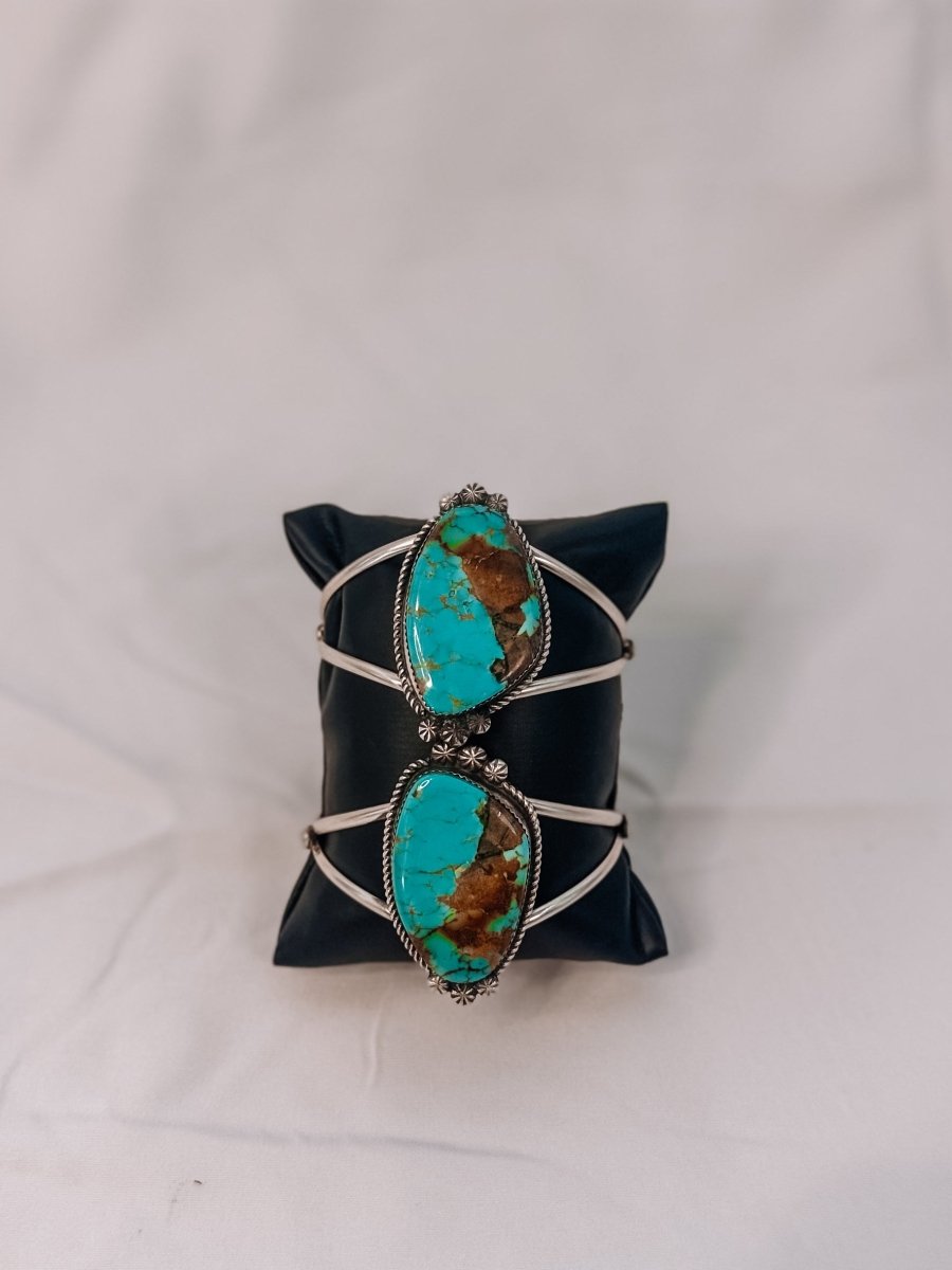 Leakey Turquoise Cuff Bracelet - Wooten's