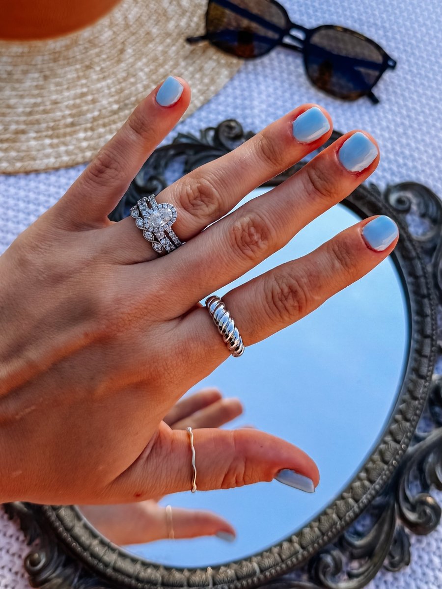 Ledger Croissant Ring - Wooten's
