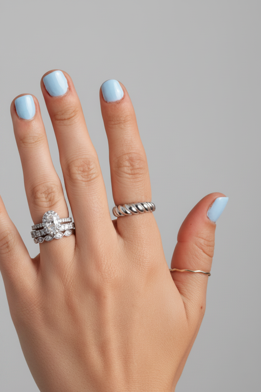 Ledger Croissant Ring - Wooten's