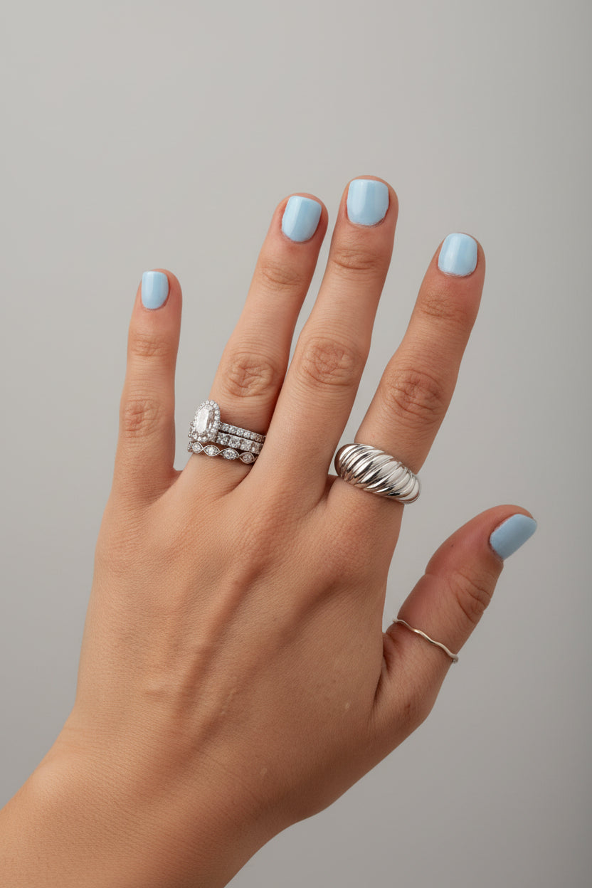 Ledger Large Croissant Ring - Wooten's