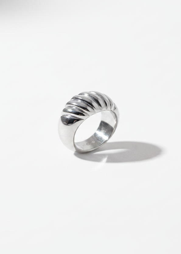 Ledger Large Croissant Ring - Wooten's
