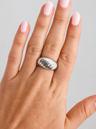 Ledger Large Croissant Ring - Wooten's