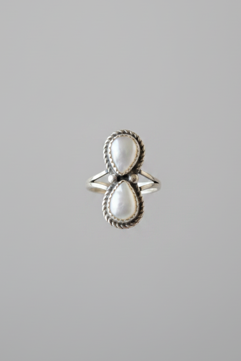 Moskee 2 Stone Moonstone Ring - Wooten's