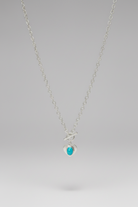 Leona Turquoise Heart Toggle Necklace - Wooten's